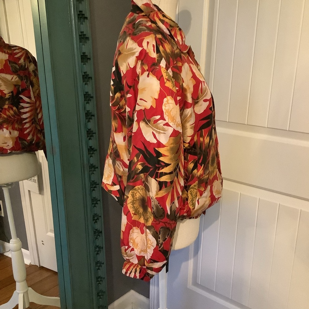 Fuda International‎ Floral Silk Women's Jacket - Picture 4 of 9